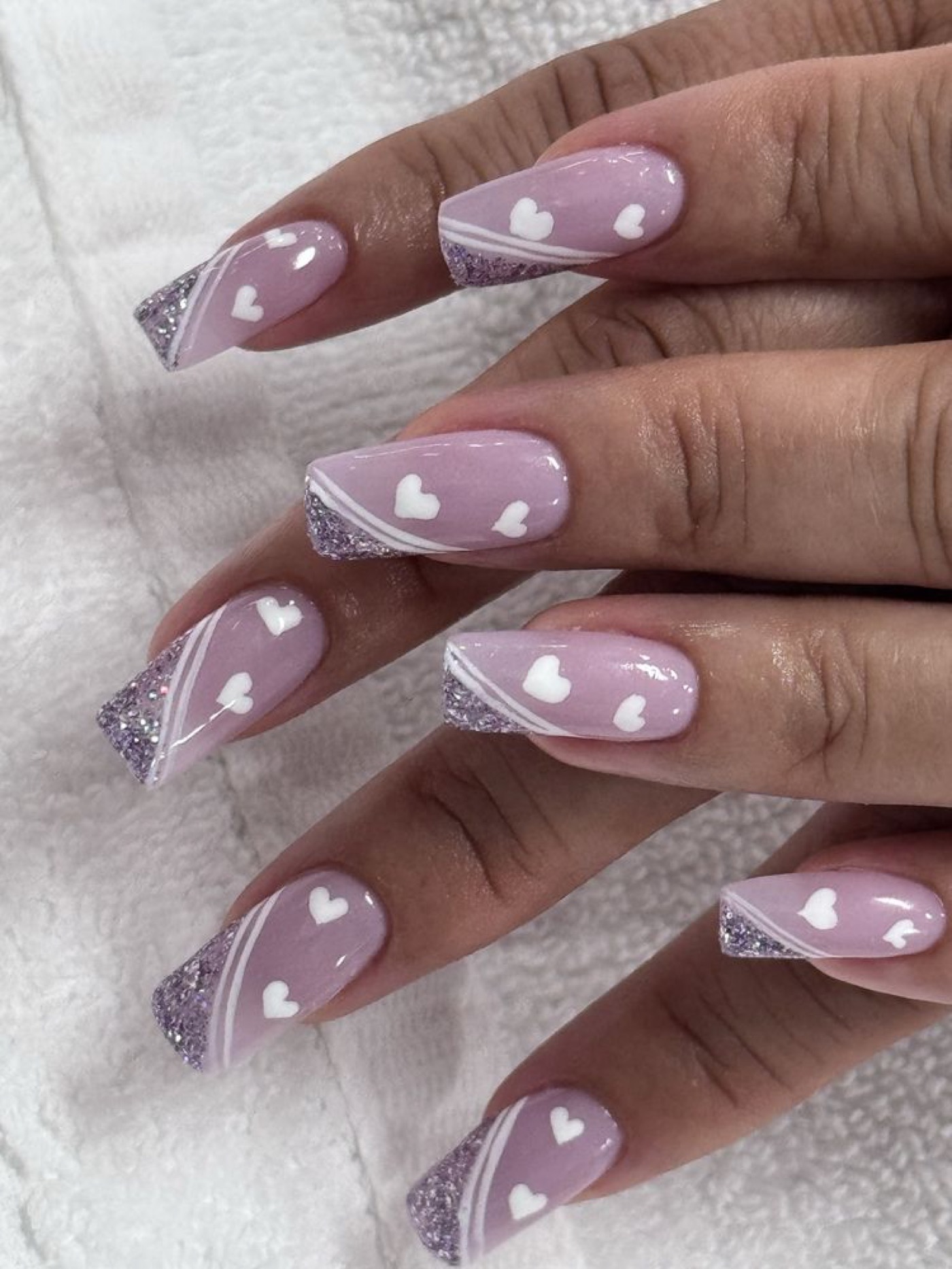 Minimal nude gel manicure, a mid-range LA nail service